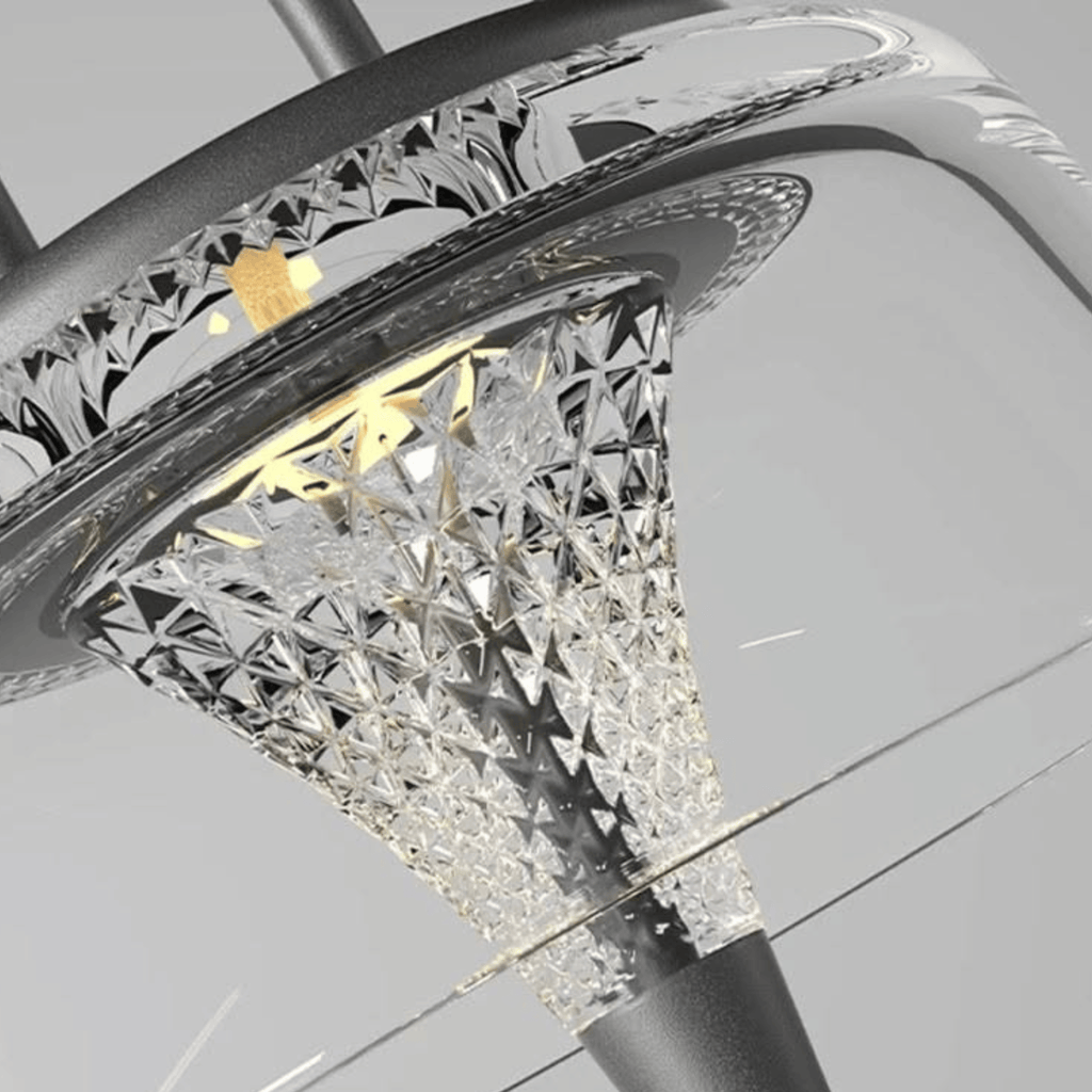 Outdoor LED Lantern for Camping, Garden, and Emergency Lighting - Solar Powered