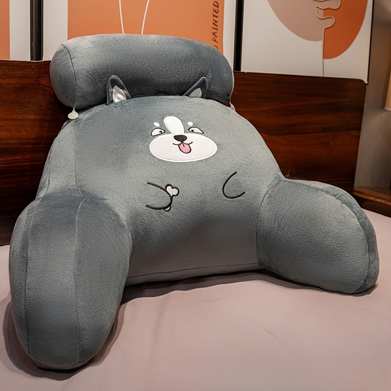 Cuddle Cushion: Ergonomic Reading Pillow for Back Support, Washable, Adjustable for Beds & Sofas