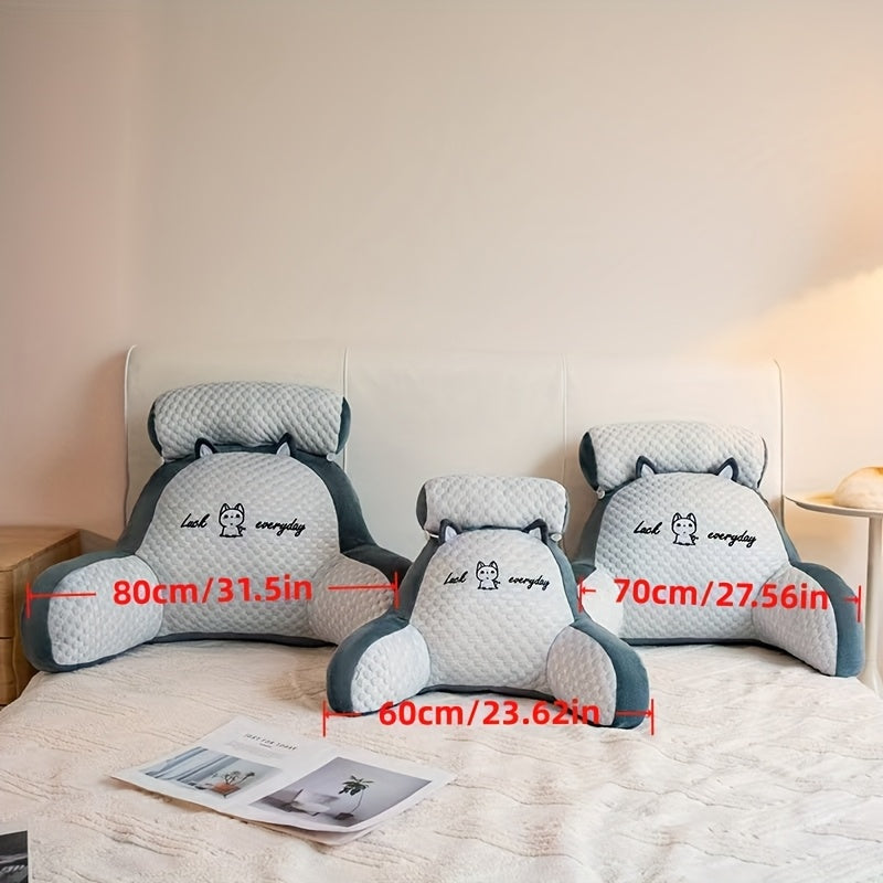 Cuddle Cushion | Ergonomic Lumbar Support Pillow | Soft Backrest for Sofa, Chair, Office & Home Decor