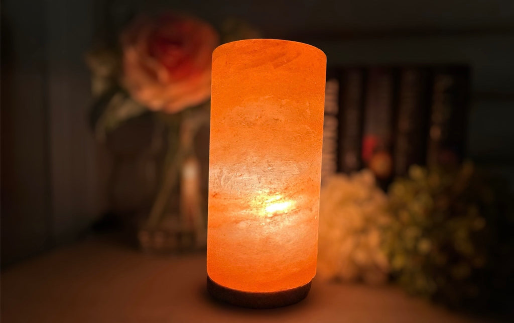 Natural Himalayan Salt Lamp - Decorative Crystal Salt Lamp for Home & Wellness