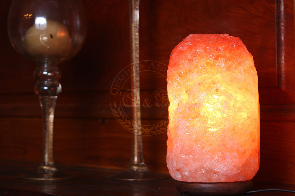 Large Himalayan Salt Lamp 12 lbs - Natural Rock Light for Home Decor & Wellness