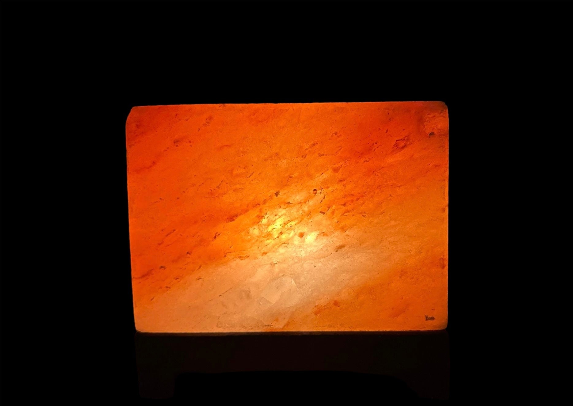 Natural Himalayan Salt Lamp - Rectangle Shape for Home Decor & Wellness